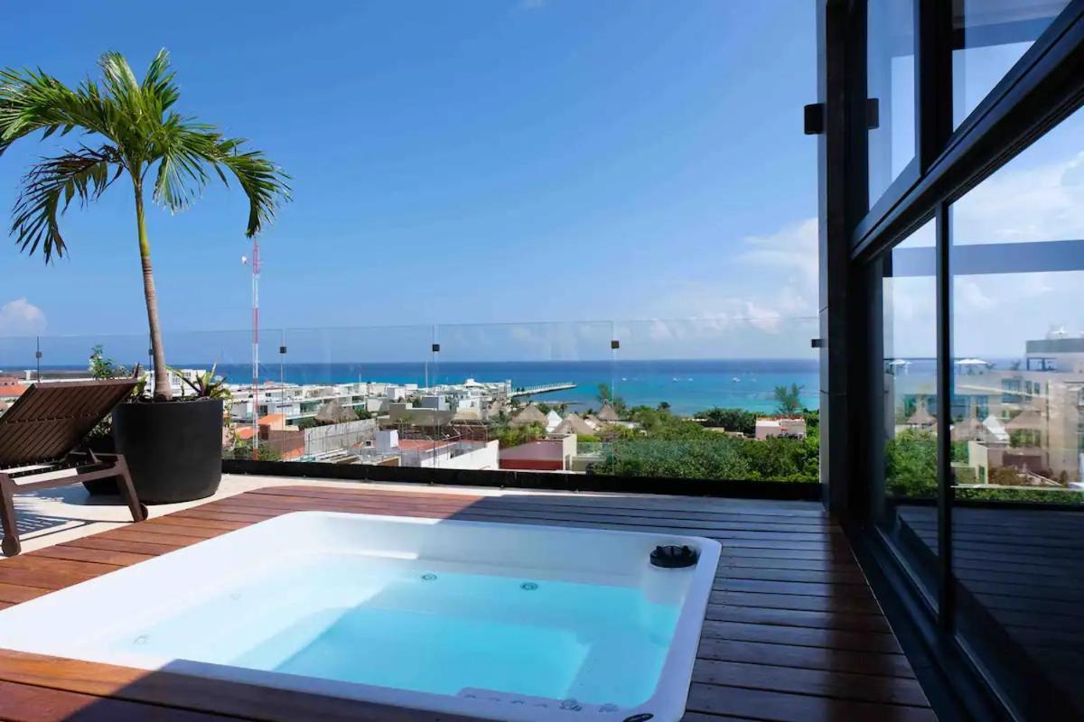 Stayon5A.Av.Penthouse With Privatepool Freeparking Playa del Carmen Eksteriør billede